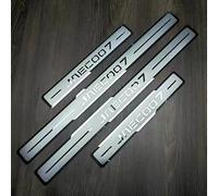 VERVELINK 4 Pezzi Protezione Esterna Auto Battitacco in Acciaio Inossidabile per Chery JAECOO 7 J7 2023 2024 2025 Esterno Battitacco Protezione Plates Anti-Graffio Scuff Accessori