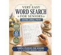 Very Easy Word Search for Seniors: 100 Extra Large Print Puzzles for Memory Care, Dementia Friendly Relaxation, and Gentle Brain Activity