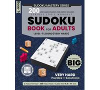 Very Hard Sudoku Puzzles: 200 Very Hard Sudoku Puzzles, Only for Expert-Level Thinkers, Two Puzzles Per Page, 8.5 x 11 Inch, Solutions Included