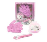 Verybella - Set Bagno Hello Kitty, Kit Prodotti Bellezza Bagno, Contiene Coriandoli Di Sapone, Spugna Da Bagno E Guanto Doccia, Bella E Profumata In Ogni Momento