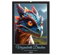 Verzauberte Drachen: Ein Jahr voll kleiner Wunder! (Wandkalender 2026 DIN A2 hoch), CALVENDO Monatskalender: Tauchen Sie ein in das magische Spiel der ... gemacht durch modernste KI-Technologie.