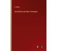 Verzeichniss der Käfer Thüringens