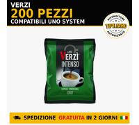 Verzi Capsule Uno System Intenso - Confezione 200 pezzi