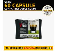 50 Capsule Caffè Verzì Miscela ESPRESSO GRAN CREMA compatibili DOLCE GUSTO