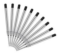 Vesaneae 10PCS Ricarica Penna a Sfera, Ricariche Sostituibili per Penne a Sfera in Metallo, Ricariche di Penna a Sfera, Punte da 1 MM, Penna Refill Liscio Scrittura (Blu)