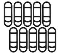 Vesaneae 10Pz Banda da Bicicletta in Silicone, Cinturino Elastico in Gomma per Bici, Supporto per Torcia Elettrica, Accessori per Bici, Banda da Bici per Fissare Torcia Ciclismo All'aperto Navigazione