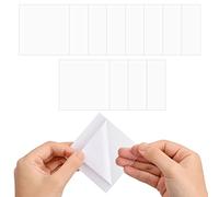 Vesaneae 12 Pezzi Toppe Riparazione Trasparente, TPU Impermeabile Patch di Riparazione, Toppe di Riparazione Autoadesivo, per Piscina Tenda da Campeggio Anelli da Nuoto Gommone Kit Gonfiabile (Piazza)