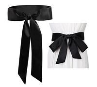 Vesaneae Cintura Donna Nera Cintura in Vita Elegante Cintura Fusciacca Donna in Moda Fascia Vita Abito Accessoires per Vestito Abito da Sera da Ballo