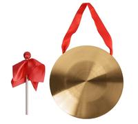 Vesaneae Gong in Rame 15 cm, Strumento a Percussione da Cappella, Tam Tam Gong Tradizionale Cinese per Bambini Orchestra Della Chiesa