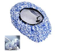 Vesaneae Panno Spazzola Lavaggio Auto, Panno Universale in Microfibra, Scopa per lavaggio auto, Brush Cover, panno per la cura dell'auto per la pulizia dell'auto, Ultra soffice, telescopica Staccabile