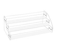 Vesaneae Porta Smalti per Unghie in acrilico a 3 ripiani Espositore Stand Organizer Trasparenteper per contenere fino a 30 bottiglie Stand Organizer Porta Trucchi Makeup Scatola Organizzatore