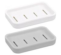 Vesaneae Portasapone 2 pezzi, Portatile Contenitore Portasapone, Porta Saponetta da Viaggio, Scatola di Sapone in Plastica, Porta Sapone con Lavello, Holder Portasaponetta, Portasapone da Cucina