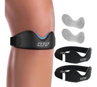 Vesavifaka 2 Pezzi Ginocchiere Uomo Donna, Fascia di Supporto per Tendine rotuleo per Corsa, Escursionismo, Basket, Fitness, Tennis, Badminton, Ciclismo, allevia Il Dolore da lacerazione del menisco