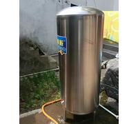Vescica d'Acqua Pressurizzata in Acciaio Inox Serbatoio d'Acqua per Pozzo Irrigatore con Kit Completo, One Color, 95x50cm(160L/42.2gal)