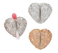 Veseek LANEIGE - Porta pennelli per labbra, organizer per pennelli per labbra, compatibile con maschera da notte per labbra, custodia protettiva in silicone per pennelli per labbra (bianco e pesca)