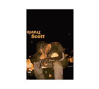 VesFy Poster di Travis Scott, 6 poster su tela, decorazione artistica da parete per soggiorno e camera da letto, senza cornice, 40 x 60 cm