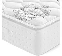 Vesgantti Materasso 120x200cm Spessore 26cm una Piazza e Mezza a Molle Insacchettate Individuali e Memory Foam Supporto Ergonomico a 7 Zone, Ibrido con 2cm Topper Morbido, Pillow-Top Serie