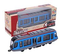 VESHENVEN Auto giocattolo a carica con simulazione in lega 1:90 per bambini, veicolo con luci e suoni e design realistico, modello in metallo pressofuso resistente con funzione musicale, (Blu)