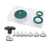 VESHENVEN Kit Apertura Coperchio Orologio con 9 Suction Dies, Watch Suction Back Case Opener Set, Design Ergonomico con Maniglia per Riparazione Orologi, Adatto a Coperchi da 16mm a 66mm (Arancia)