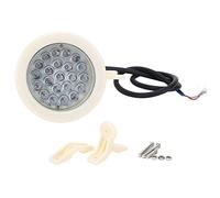 VESHENVEN Luce Subacquea a 22 LED da 24 V, Illuminazione paesaggistica Impermeabile IP68 per la Decorazione di fontane e Piscine, Lampada a LED con Cambio di Colore e Custodia in PP per