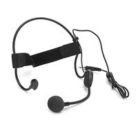 VESHENVEN Mini microfono cablato ad archetto, microfono a condensatore con spina da 3,5 mm, microfono omnidirezionale con gancio per l'orecchio per insegnamento di performance, canto sul