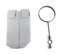 VESHENVEN Porta bacchette per batteria, porta bacchette con grande capacità, borsa per bacchette in tessuto Oxford con morsetto robusto, design portatile per una facile installazione e (WH04 Grigio)