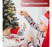Vesidoloy Angelo Decorazione - Bambola Angelo Addobbo Natalizio - Incanto Festivo per Inverno Famiglia Interni Party Celebrazione Casa