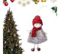 Vesidoloy Angelo Ornamento Peluche | Bambola Angelo Addobbo Natalizio | Incanto Festivo per Inverno Famiglia Interni Party Celebrazione Casa