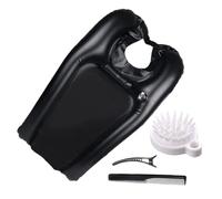 Vesidoloy Bacino gonfiabile per capelli, in PVC, portatile, per saloni di bellezza, supporto per il collo, per anziani, donne incinte, bambini