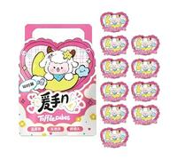 Vesidoloy Confezione Scaldamani E Piedi - 10 Pezzi Sacchetti di Calore Portatili Attivati ad Aria a Fumetti | Scaldapiedi Da Tasca Per Escursionismo All'Aperto - Per Casa Ufficio Scuola Campeggio