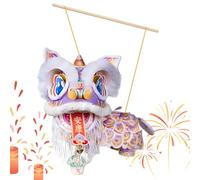 Vesidoloy Kit lanterna cinese per Capodanno - decorazione per feste di danza del leone - lanterna decorativa per festival di primavera, per feste, scuola, ristorante, casa, parata, riunione di