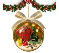 Vesidoloy Palla Di Neve con Albero di Natale - Palle Di Neve Antiche Macchine Da Cucire Decorazioni Natalizie | Ricordo Festivo Stagionale per Parete Porta Interna Finestra Ringhiera Scale Decor