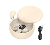 Vesidoloy Piccoli Auricolari,Cuffie Wireless Discreti Con Blocco Del Rumore Per Dormienti Su Lato - Auricolari Discreti Con Custodia Di Ricarica | Per Casa Lavoro Viaggio Esterno Pendolarismo