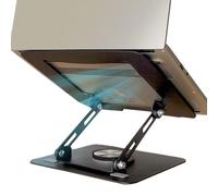 Vesidoloy Rialzo per computer portatile, ventilato, per laptop da 14-17,3 pollici, supporto portatile per scrivania, aula, posto di lavoro, soggiorno, studio, camera da letto, viaggi, casa