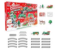 Vesidoloy Set Elettrico Per Il Natale,Giocattolo Modellino Per Essere Posizionato Sotto L Albero Di Natale | Elettrico Locomotiva Con Luci E Suoni Per Ragazzi | Per Bambini Piccoli E Grandi Famiglia