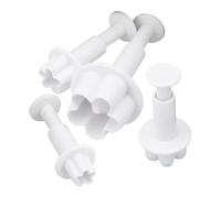 Vesidoloy Stampini Per Pasta Di Zucchero | Utensile Sicuro Per Lavastoviglie Per Stampini Biscotti 4 Pezzi | Stampino Per Fondant Torte E Biscotti Per Pasta Modellabile Cioccolato Dolci Cottura