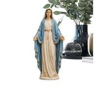 Vesidoloy Statua della Vergine Maria, statuetta cattolica, statuetta religiosa in resina, per casa, studio, sala di preghiera, chiesa, cattedrale, santuario, altare