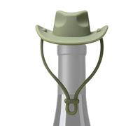 Vesidoloy Tappo per vino, in silicone, a forma di cappello, gadget ermetico riutilizzabile, accessorio da cucina per soda, brandy, vodka, casa, bar, riunioni, matrimoni, barbecue