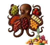 Vesidoloy Vassoio Per Spuntini A Base Di Formaggio - Da Servizio Per Frutta, Verdura E Salumi - Vassoio Per Pasti E Alimenti - Per La Cena La Colazione Il Picnic Il Campeggio BBQ La Festa A Tema