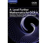 Vesna Kadelburg A Level Further Mathematics for OCR A Statistics Stu (Tascabile)
