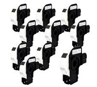 Veson - 10 rotoli di colore bianco DK-11204 DK11204 compatibile con rotoli di etichette per indirizzi, 17 mm x 54 mm, per stampanti Brother QL (400 etichette per rotolo)