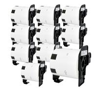 Veson - 10 rotoli di colore bianco DK-11209 DK11209 compatibile con rotoli di etichette per indirizzi, 29 mm x 62 mm, per stampanti Brother QL (800 etichette per rotolo)