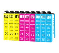 Veson 18XL Cartucce d'inchiostro Compatibili per Epson 18XL Multipack per Epson XP 322 Cartucce per XP-215 XP-205 XP-225 XP-305 XP-325 XP-422 XP-405 XP-415 XP-425 XP-412 XP-102(Confezione da 9)