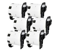 Veson - 6 rotoli di colore bianco DK-11209 DK11209 compatibile con rotoli di etichette per indirizzi, 29 mm x 62 mm, per stampanti Brother QL (800 etichette per rotolo)