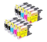 Veson LC1220 LC1240 Cartucce di Inchiostro Compatibili con Brother DCP-J525W DCP-J725DW DCP-J925DW MFC-J280W MFC-J425W MFC-J430W MFC-J425W MFC-J435W MFC-J5910DW MFC-J625DW MFC-J6510DW (10-Pack)