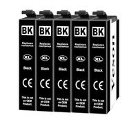 Veson Sostituzione per 502XL Cartucce compatibili per 502XL per Epson Expression Home XP-5100 XP-5105,WorkForce WF-2860DWF WF-2865DWF (5 Nero)