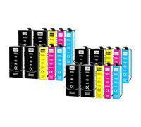 Veson T1306 - Cartucce multiple compatibili con Epson T1301 T1302 T1303 T1304 per Epson WF 3520 WF-3540 WF-7515, Stylus Office BX635FWD BX925FWD BX935FWD BX320FW SX525WD (confezione da 20)