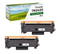 Veson TN2420 MFC-L2710DW Cartucce Toner Compatibili con Brother TN2420 TN2410 per Brother MFC L2710DW L2710DN L2730DW L2750DW HL-L23210D L2350DW L2370DN L2375DW DCP-L2510D L2530DW L2550DN (2 Nero)