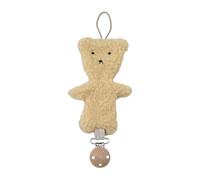 Vesone Clip porta ciuccio, clip ciuccio per bambino, Porta ciuccio orsetto adorabile in peluche, Clip porta giocattoli per la dentizione per la maggior parte dei ciucci per bambini, clip per ciuccio