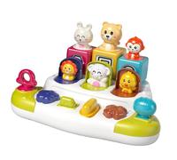 Vesone Giocattolo nascondi e sbircia, scatola dei giocattoli pop per animali - Scatola pop-out per animali con ordinamento dei colori,Scatola pop-out per animali con ordinamento dei colori, giocattoli